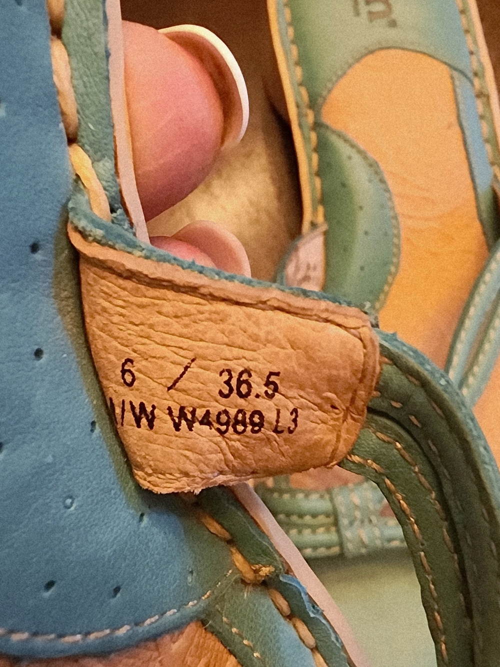 Born Teal Strappy Women's Sandals - Picture 3 of 3